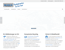 Tablet Screenshot of neudeck.com